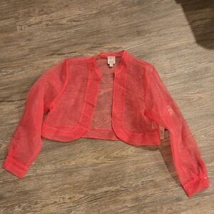 INC International Concepts Vibrant Sheer Top